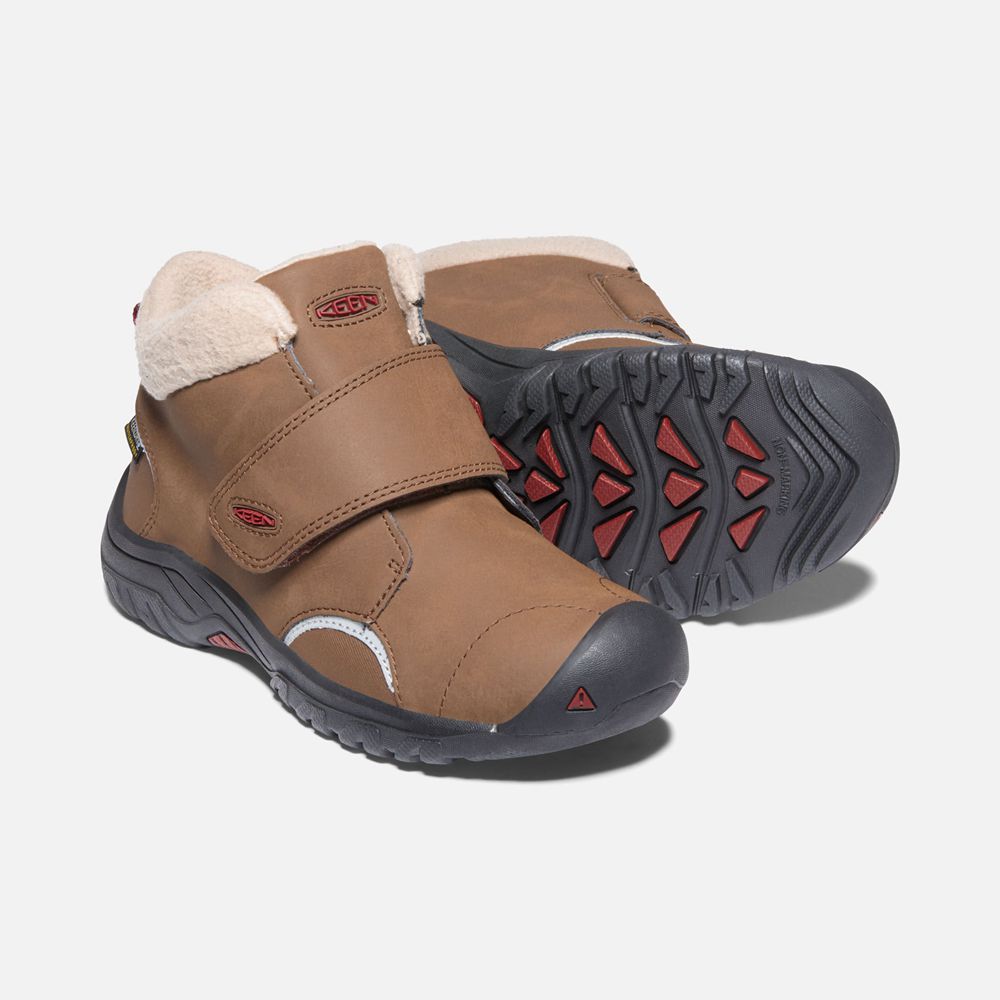 Keen Slip-On Kängor Barn Bruna - Kootenay Iii Waterproof Boots - 780245PLT